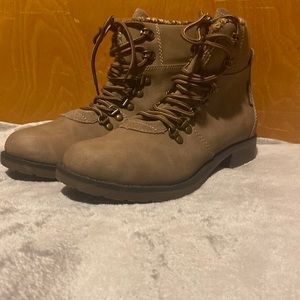 Brown Sporto Lace Up Boots